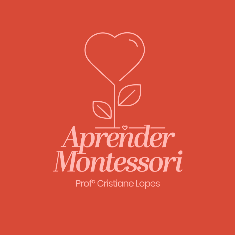 Logo Aprender Montessori com Profa Cristiane Lopes